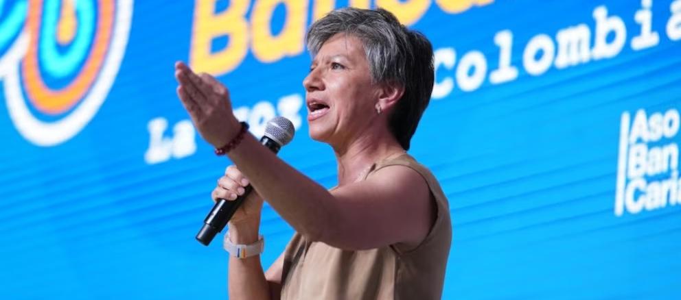 La candidata presidencial Claudia López.