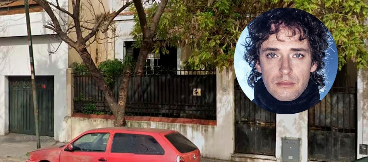 La casa donde vivió Gustavo Cerati antes de ser demolida.