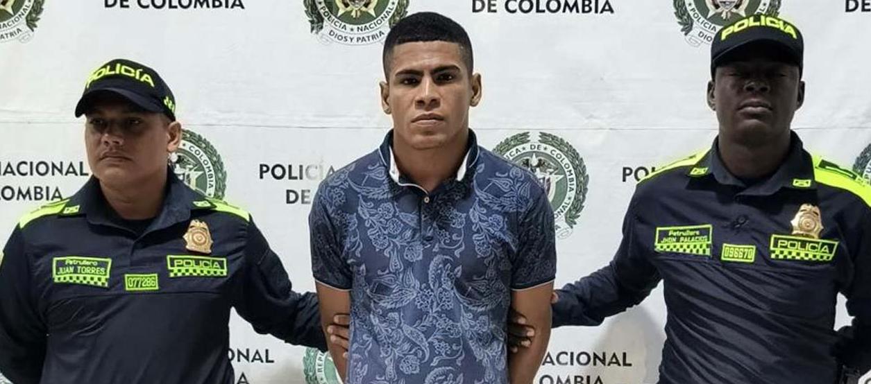 Larry Ángel Jiménez Furnieles, el capturado.