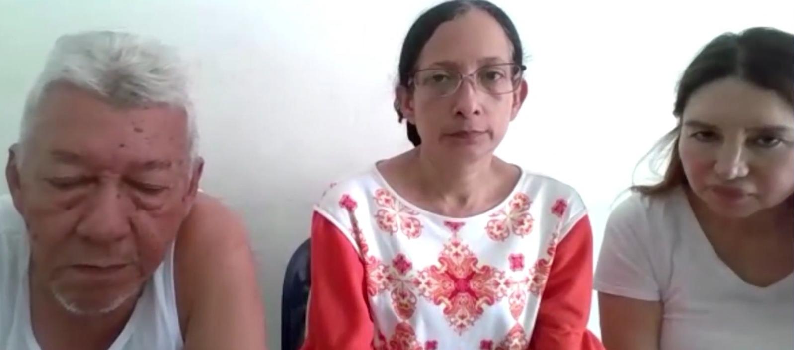 Los tres capturados.