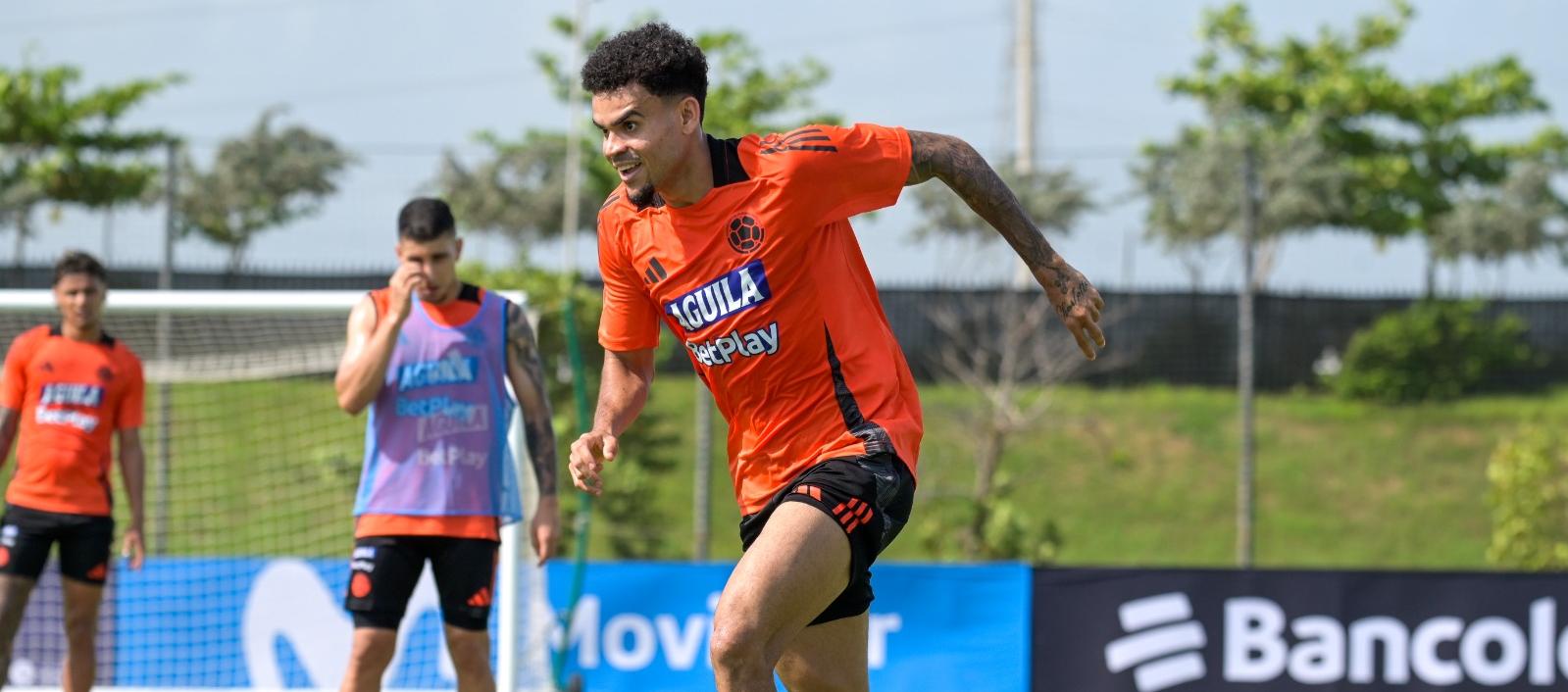 Luis Díaz, delantero de la Selección Colombia.