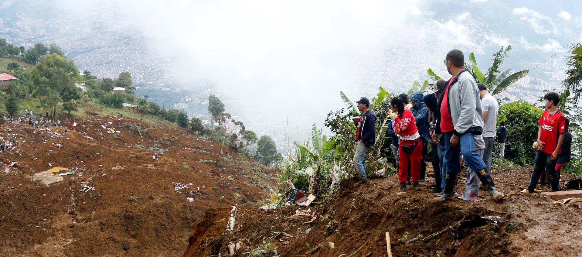 Lugar donde ocurrió la tragedia en el municipio de Bello. 