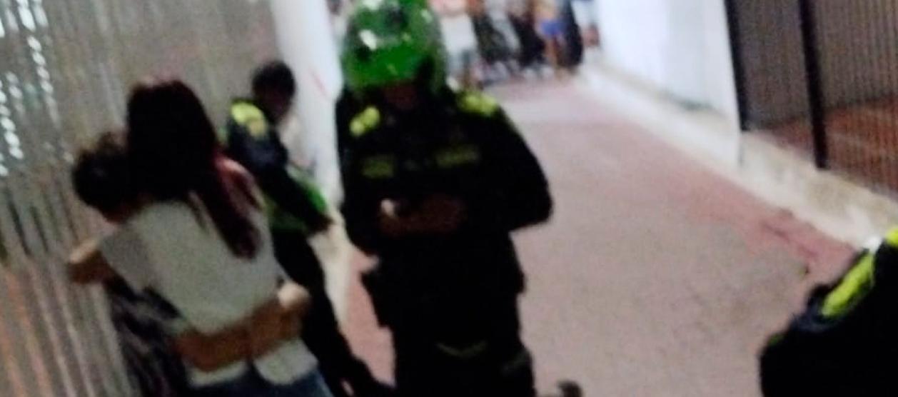 La Policía acordonó el lugar de los hechos. 