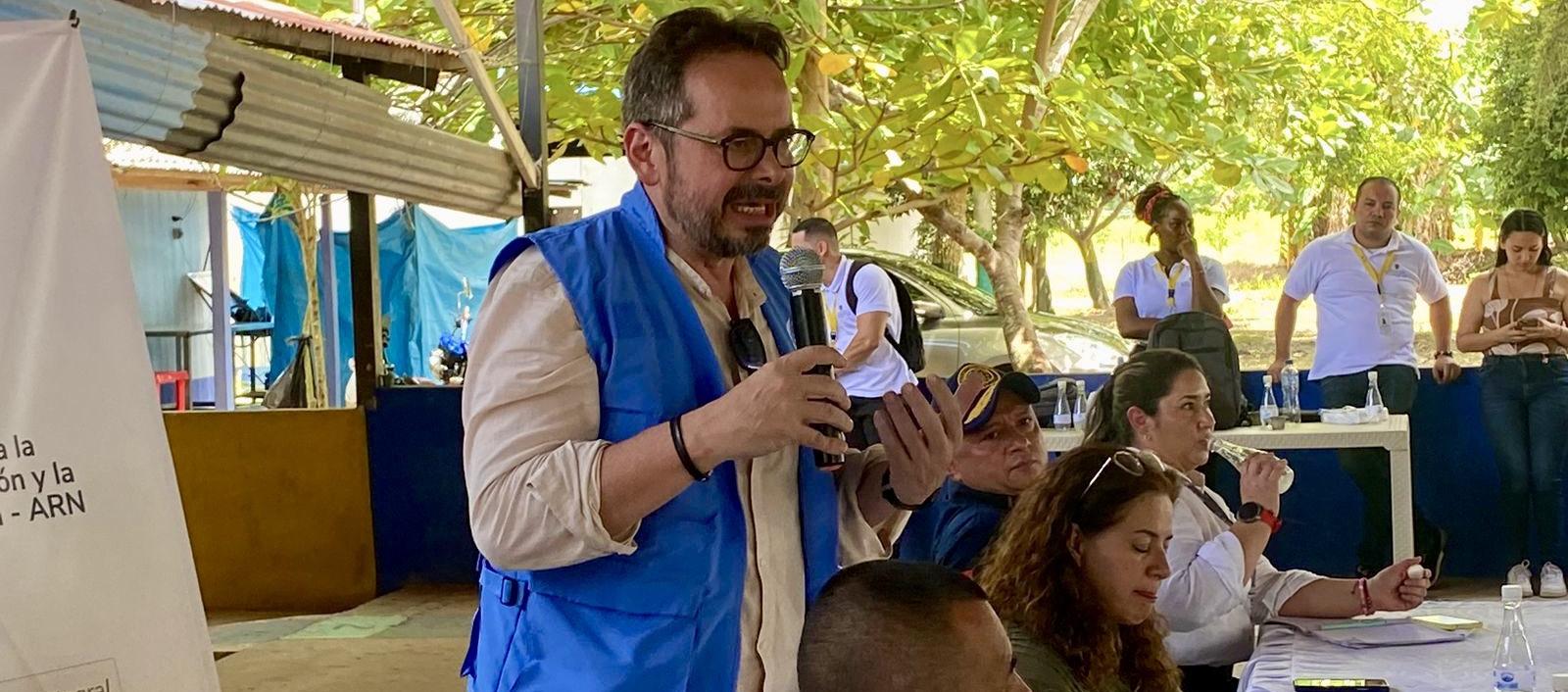 Carlos Ruiz Massieu, Representante Especial del Secretario General de la ONU en Colombia.