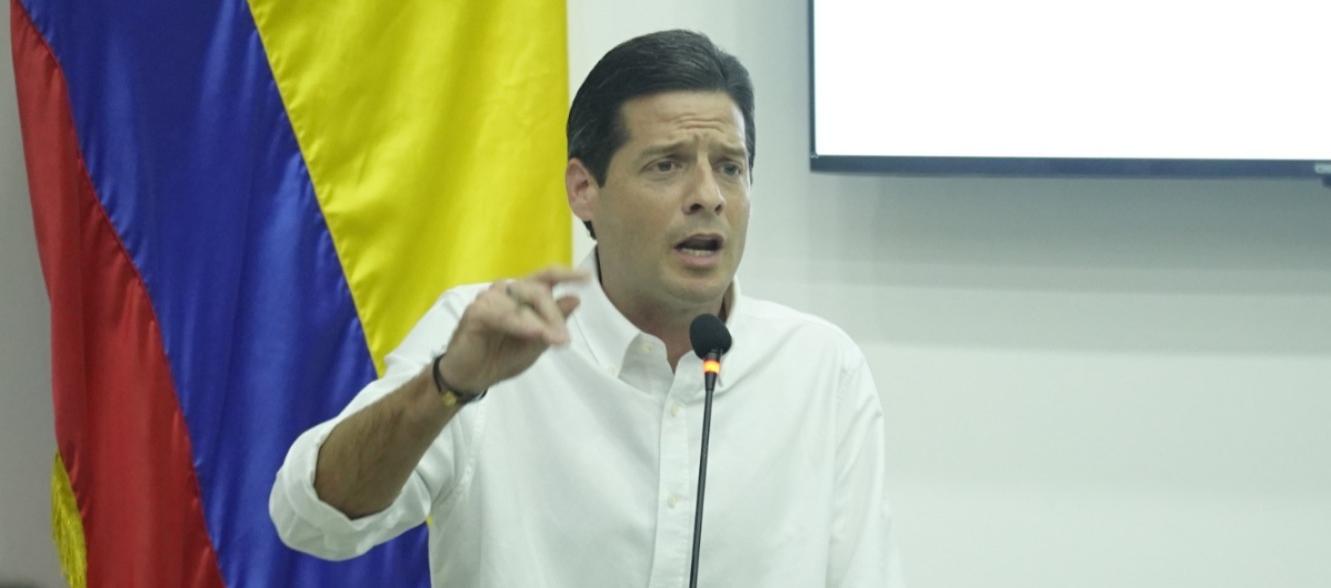 El senador Mauricio Gómez.