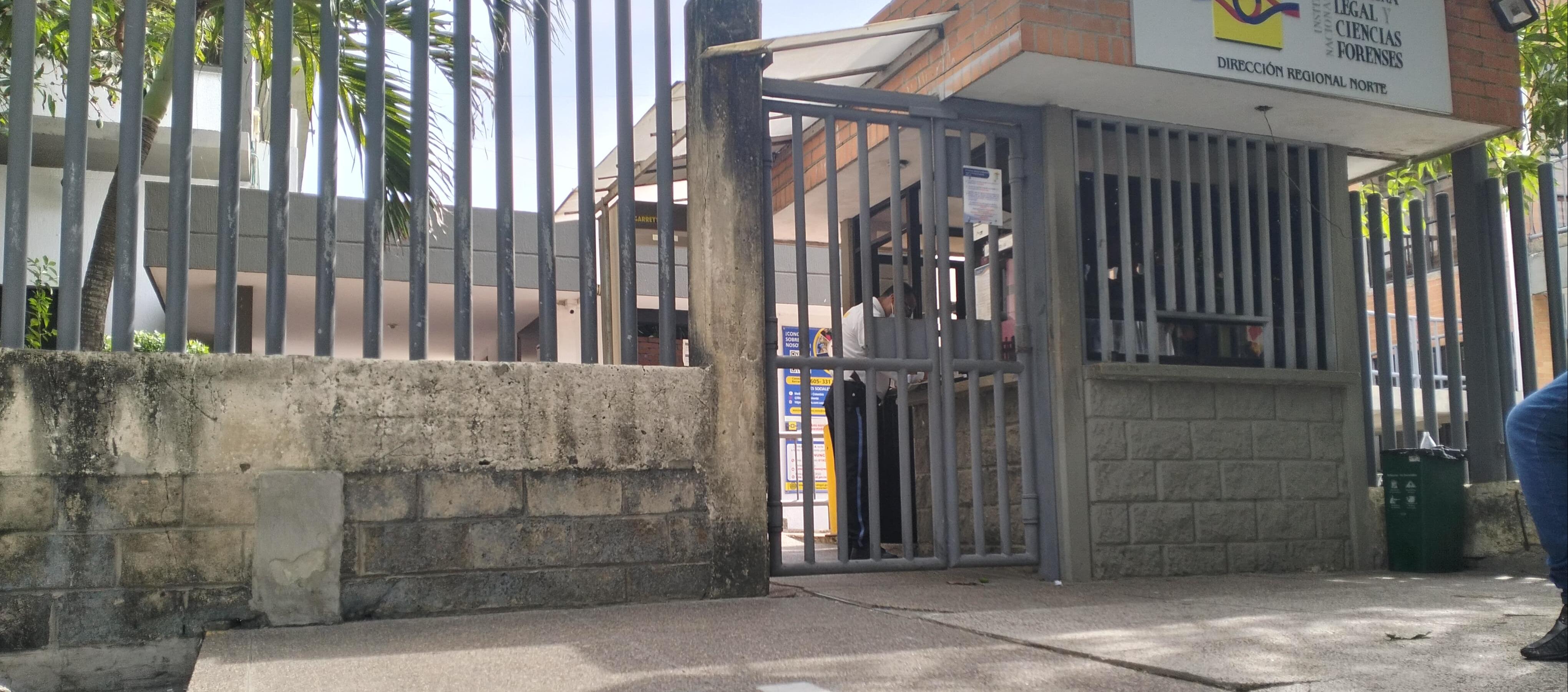 Fachada de Medicina Legal, en Barranquilla. 