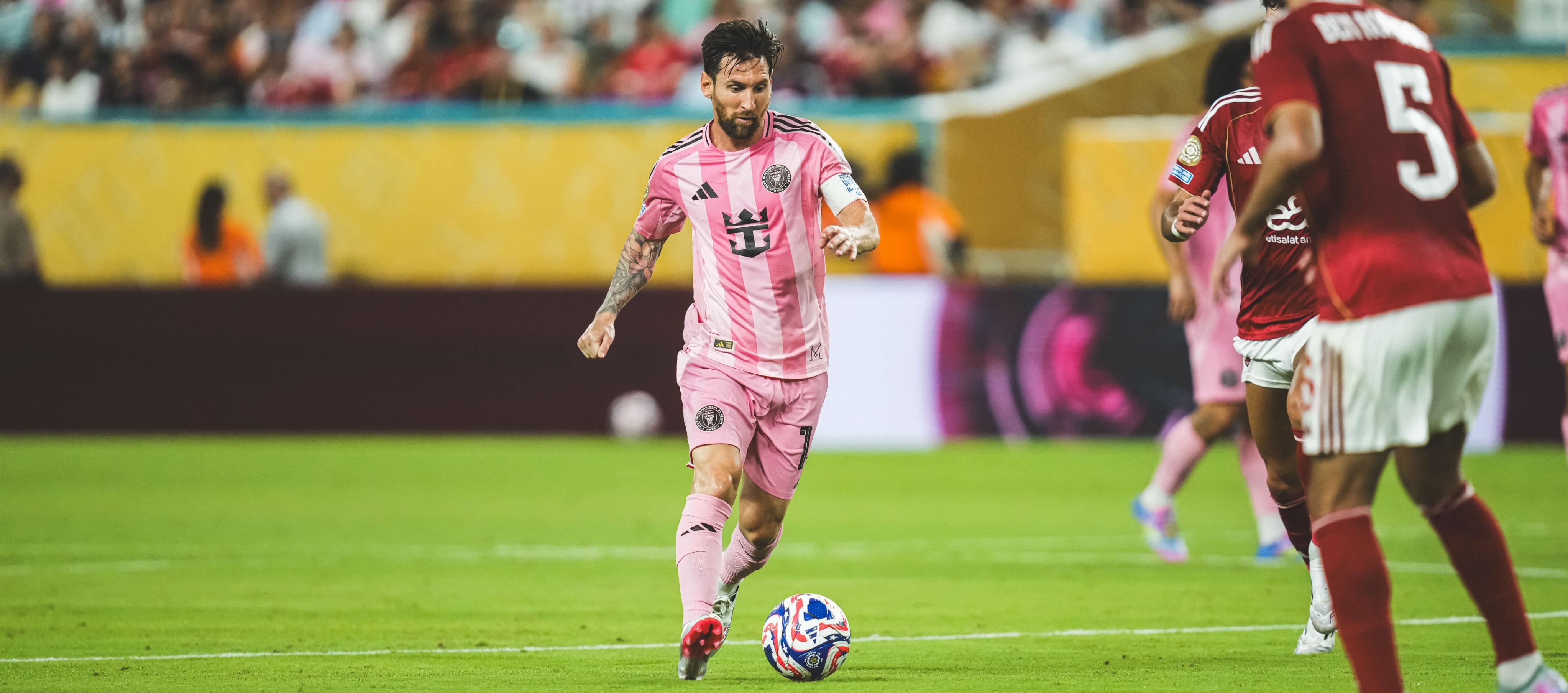 Lionel Messi con el Inter de Miami en el Mundial de Clubes.