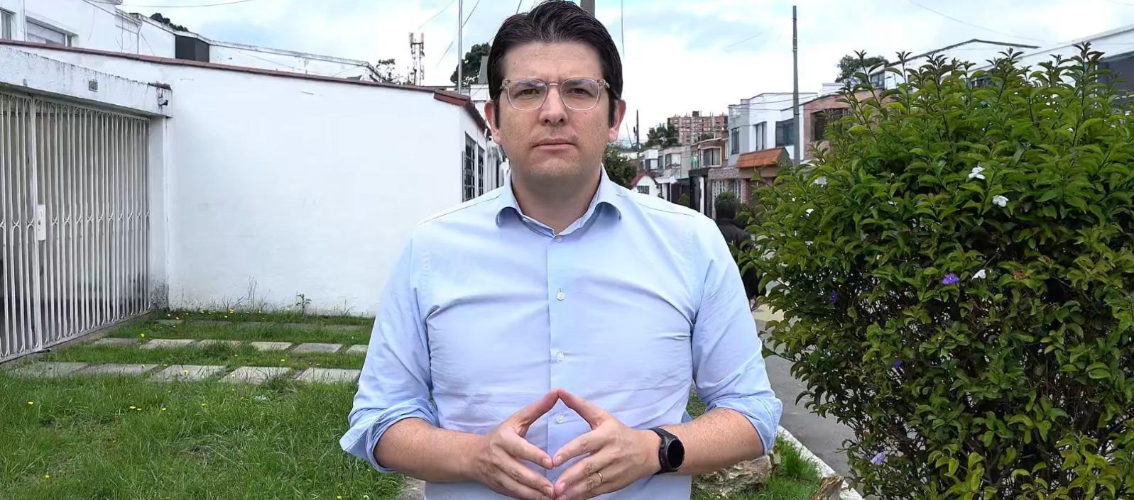 Miguel Uribe Turbay, antes del atentado.