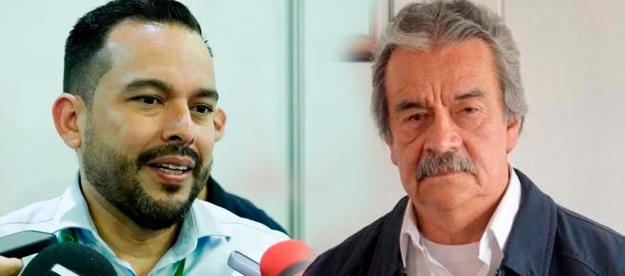 Edwin Palma, ministro de Minas; y Libardo Márquez, superintendente de Servicios Públicos