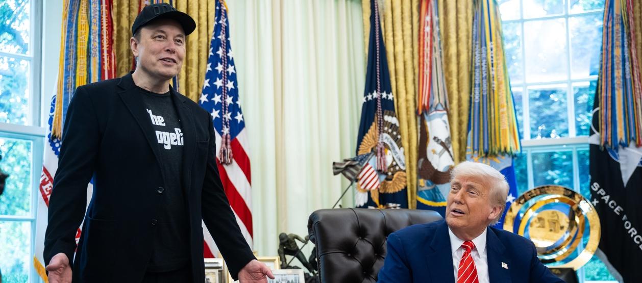 Elon Musk y Donald Trump.