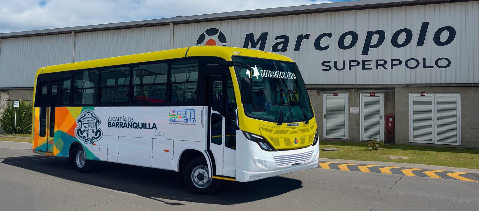 Los nuevos buses que llegarán a la ciudad cuentan con tecnología Euro 6.