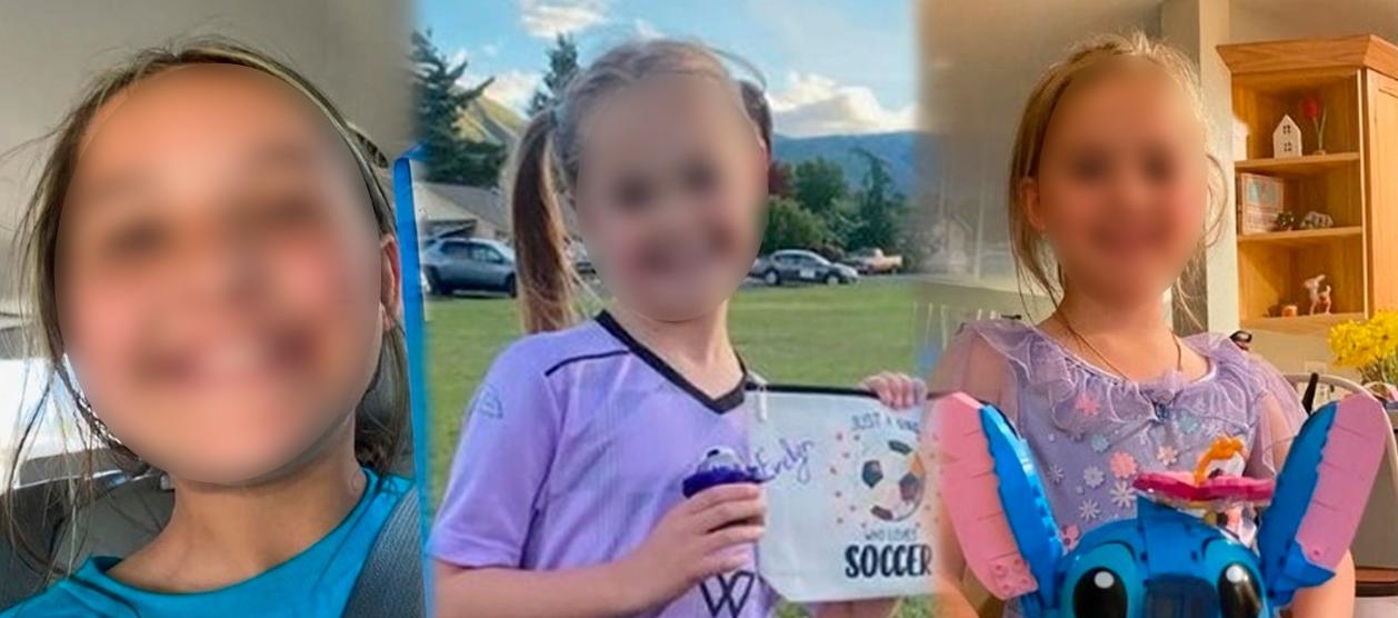  Paityn Decker, de 9 años; Evelyn Decker, de 8; y Olivia Decker, de 5. 