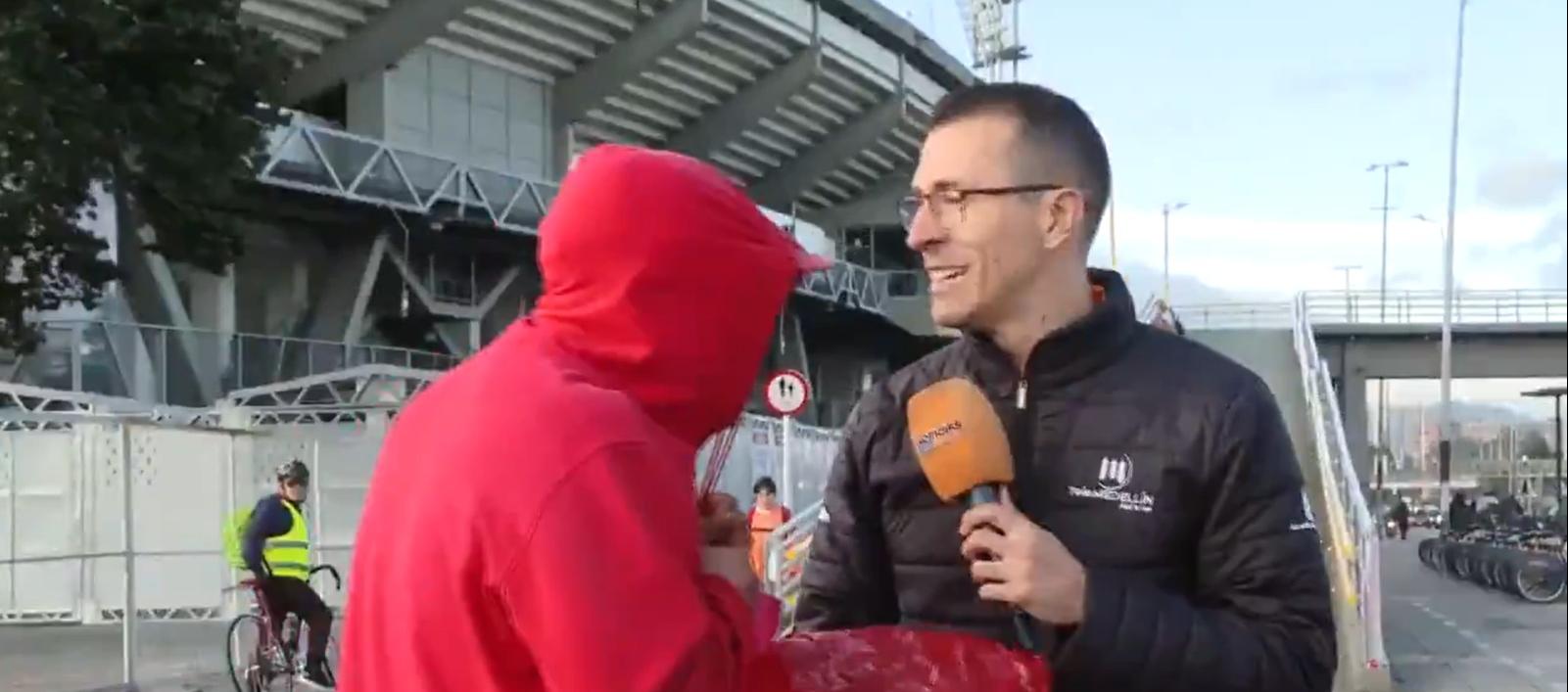 Agresión a periodista de Telemedellín.