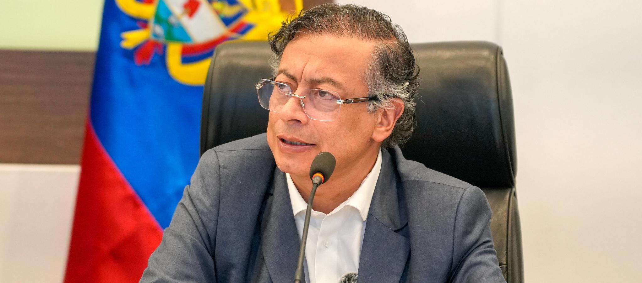 El Presidente Gustavo Petro.