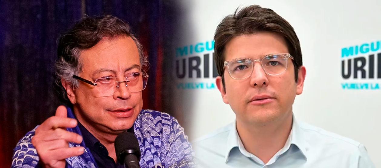 Gustavo Petro y Miguel Uribe Turbay.