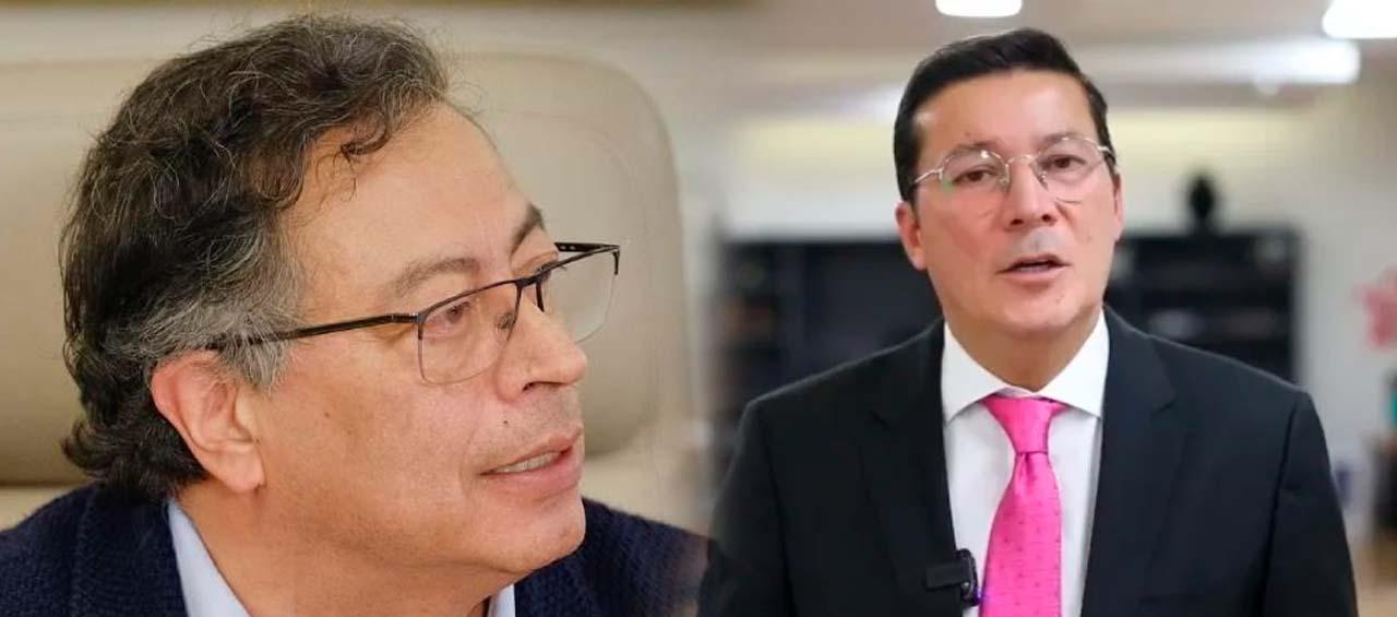 Gustavo Petro y Hernán Penagos.