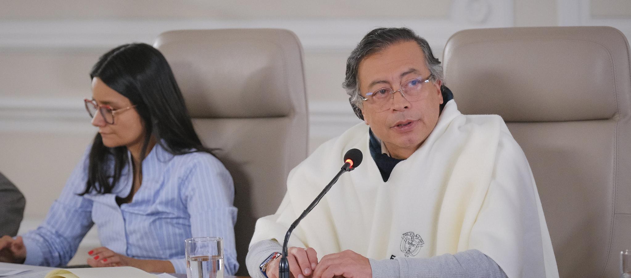 El Presidente Gustavo Petro.