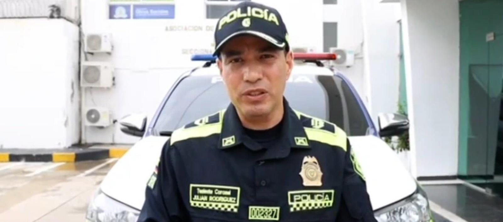 Teniente Coronel Julián Rodríguez, Comandante Operativo Policía Metropolitana.