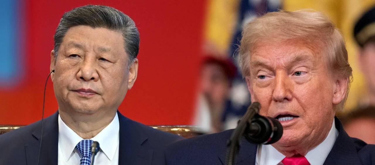 Los presidentes de China y EE.UU., Xi Jinping y Donald Trump.