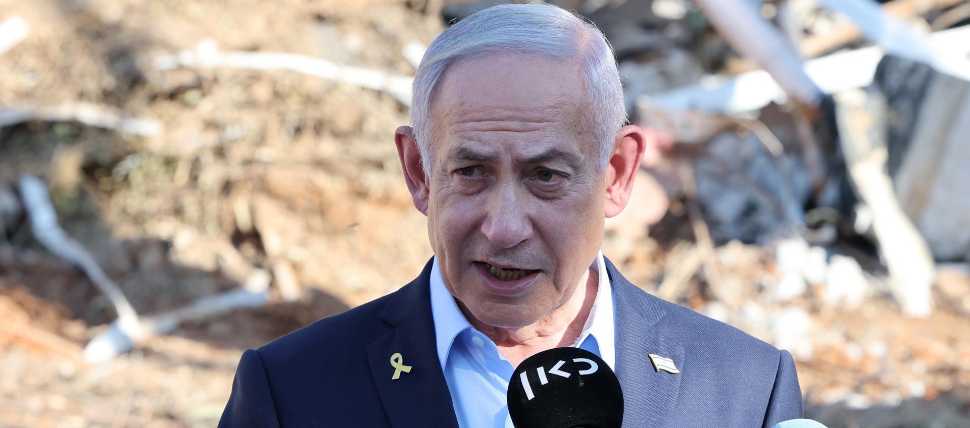  Primer ministro israelí, Benjamín Netanyahu.