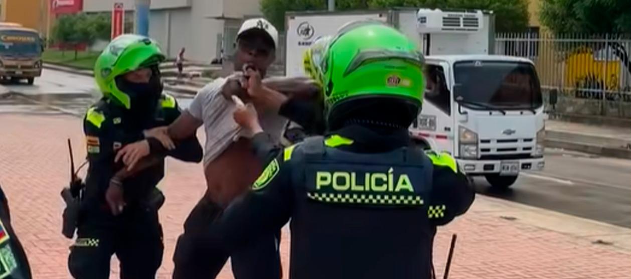 Procedimiento policial en Soledad. 