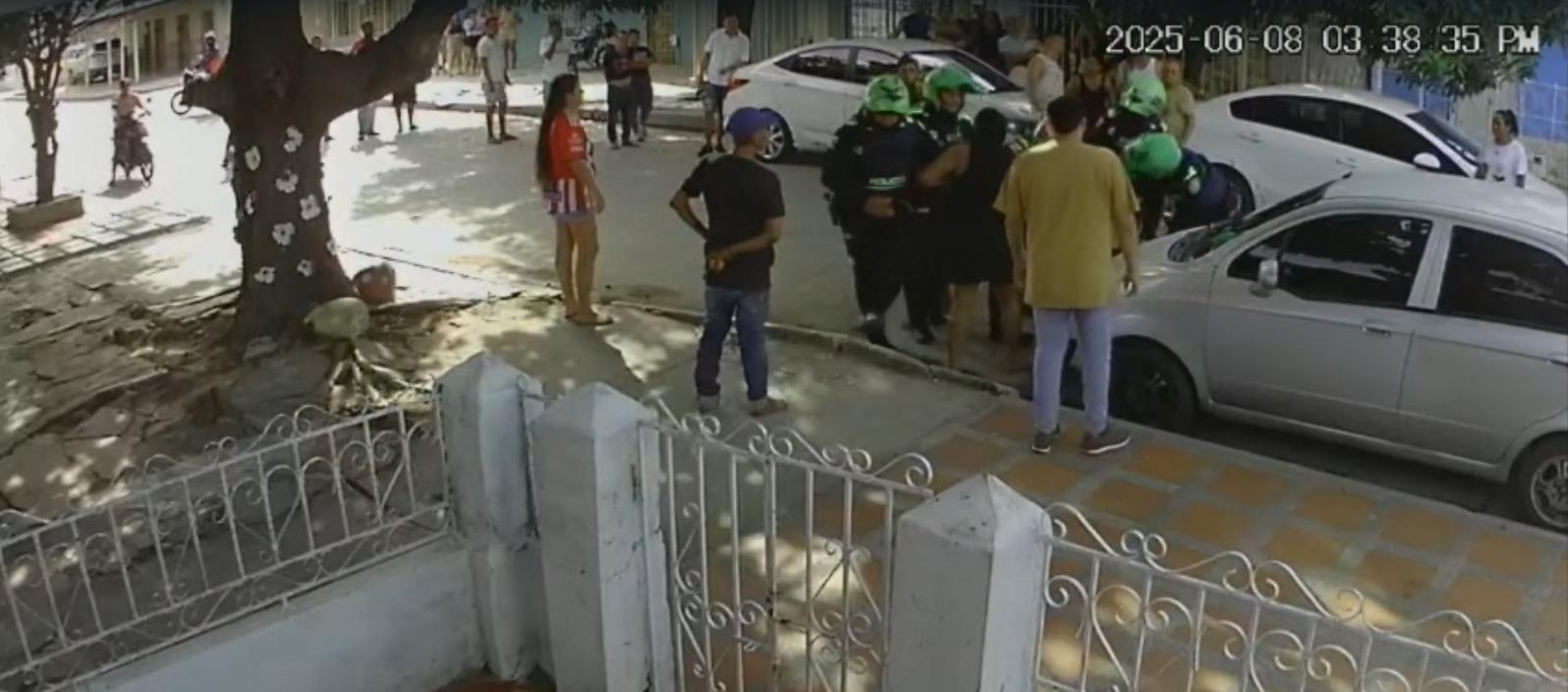 Procedimiento policial en Las Nieves. 