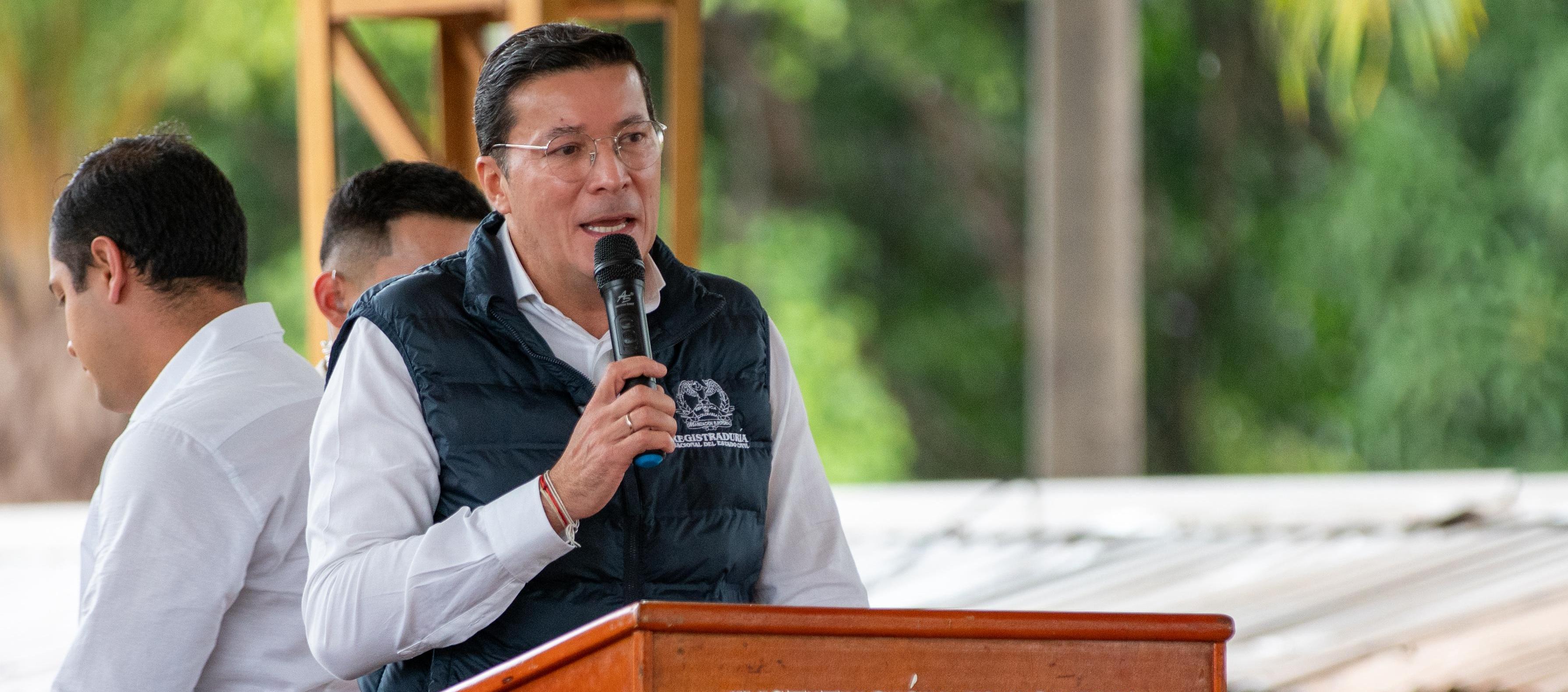 El Registrador Nacional, Hernán Penagos.