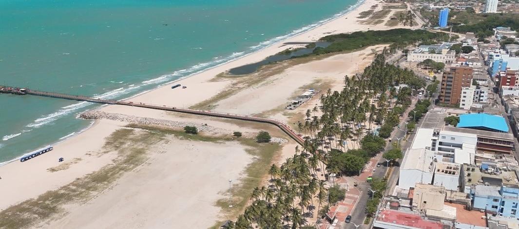 Panorámica de la Avenida Primera de Riohacha.