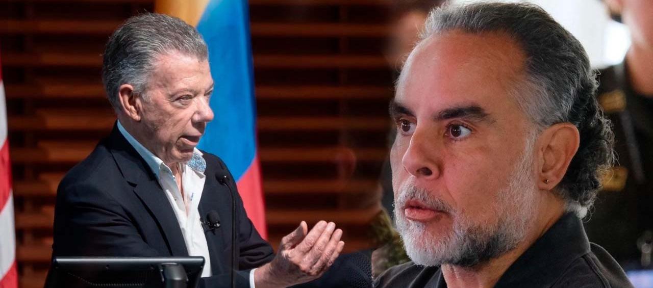 Juan Manuel Santos y Armando Benedetti.