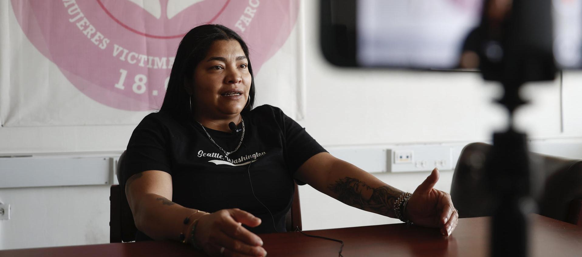 Sara Morales fue reclutada cuando tenía 11 años. 