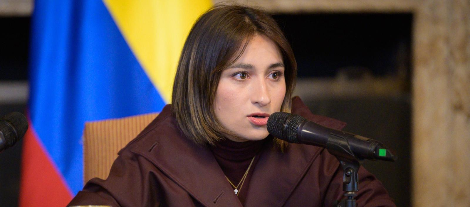 La Canciller Laura Sarabia.