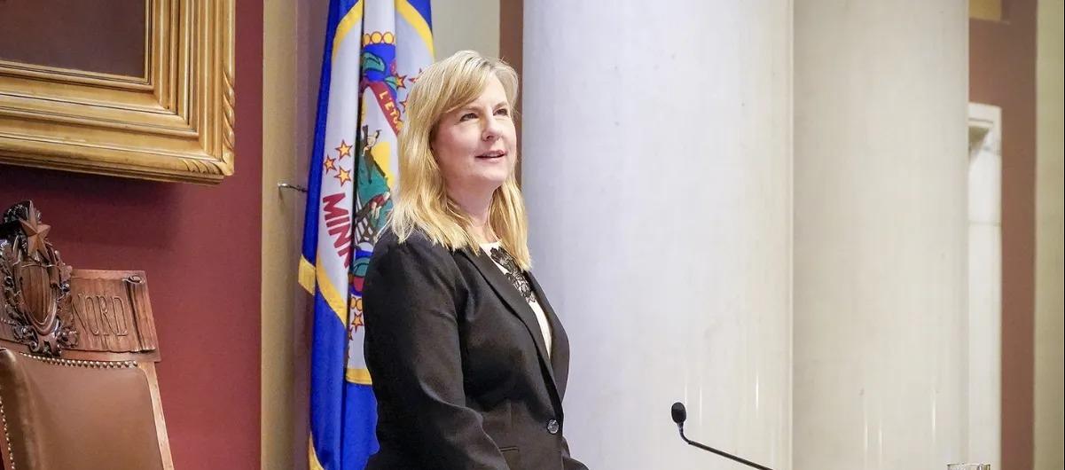Senadora demócrata Melissa Hortman.