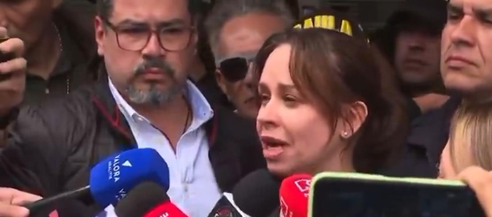 María Claudia Tarazona, esposa de Miguel Uribe.