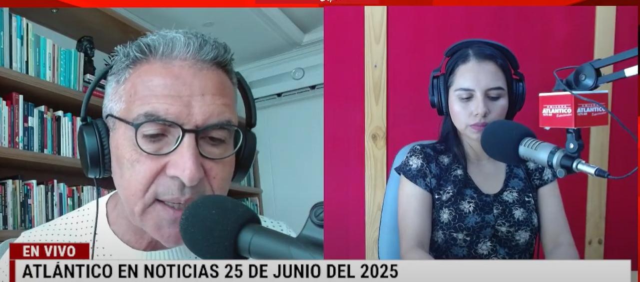Transmisión de Atlántico en Noticias.