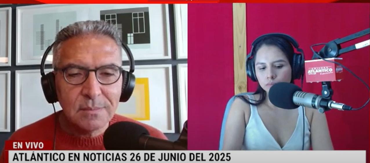 Transmisión de Atlántico en Noticias.