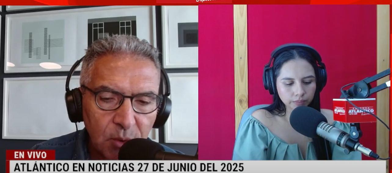 Transmisión de Atlántico en Noticias.