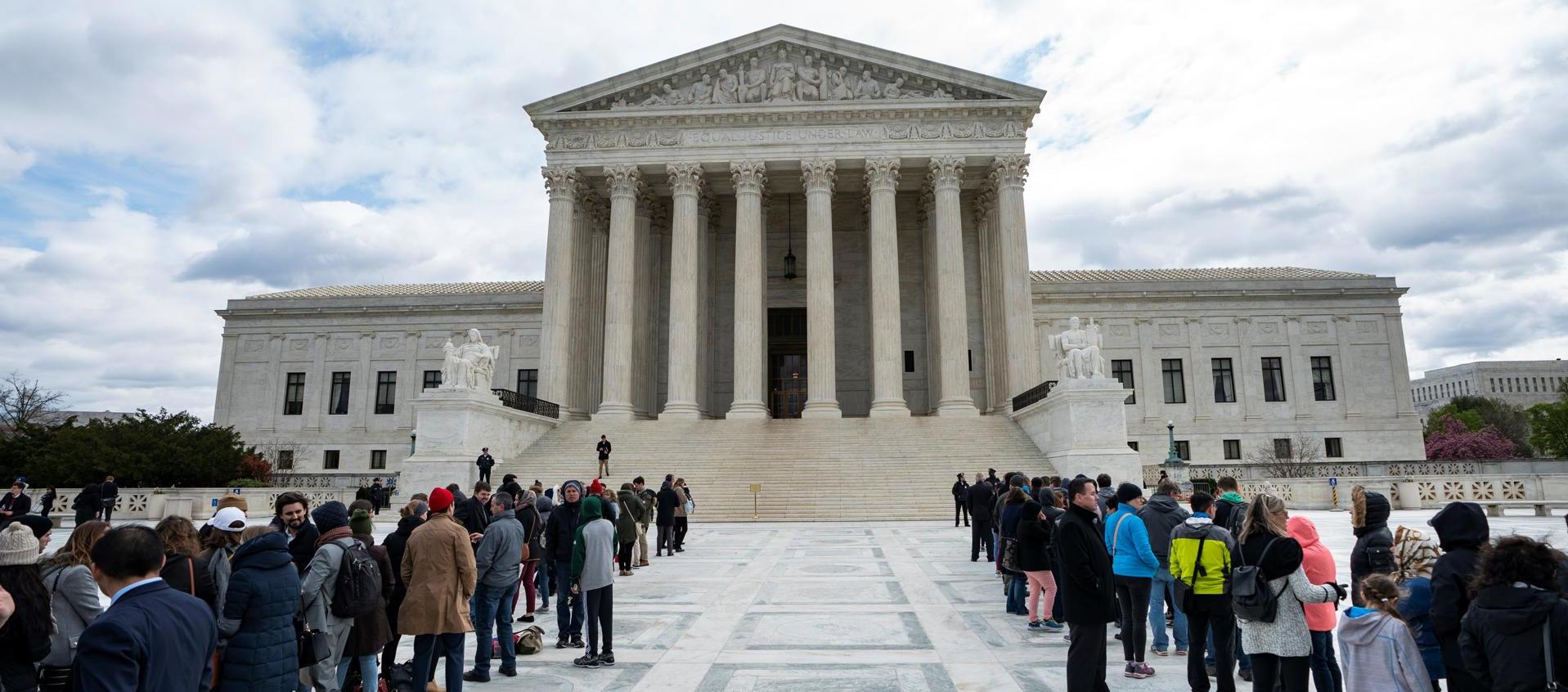 Tribunal Supremo en Washington, Estados Unidos.