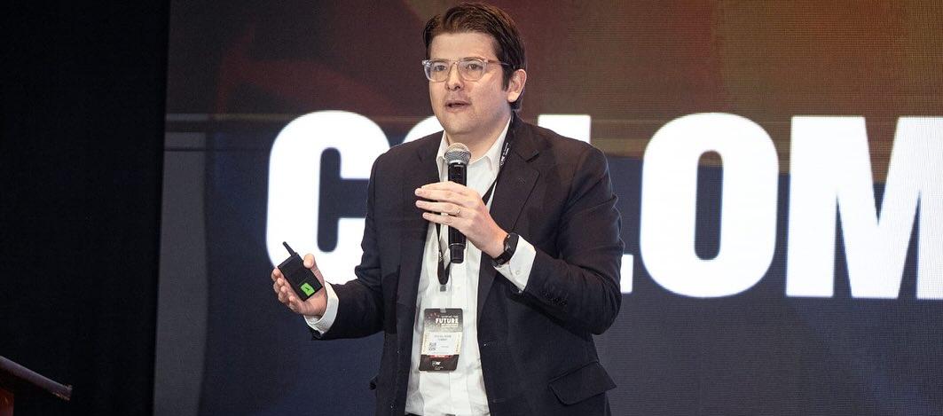 El precandidato presidencial Miguel Uribe Turbay.