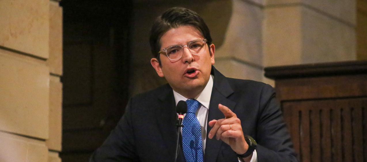 Miguel Uribe Turbay, precandidato presidencial.