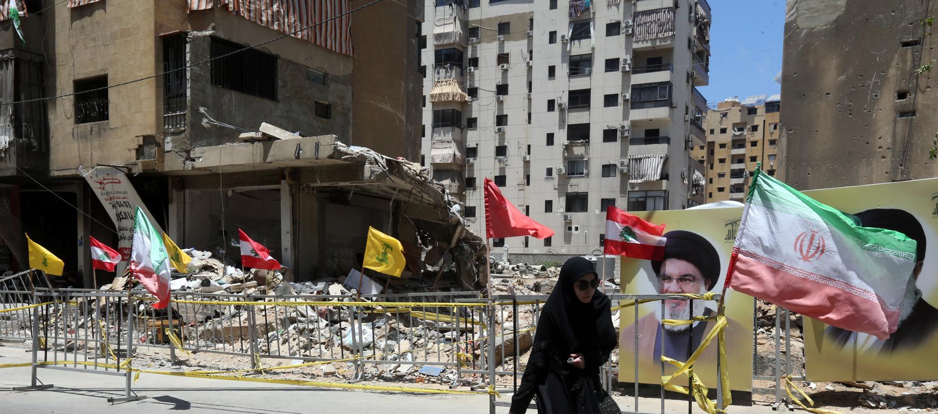 Destrucción en Irán ante ataques de Israel.