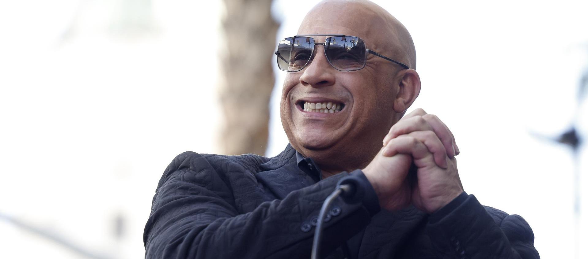 El actor estadounidense Vin Diesel.