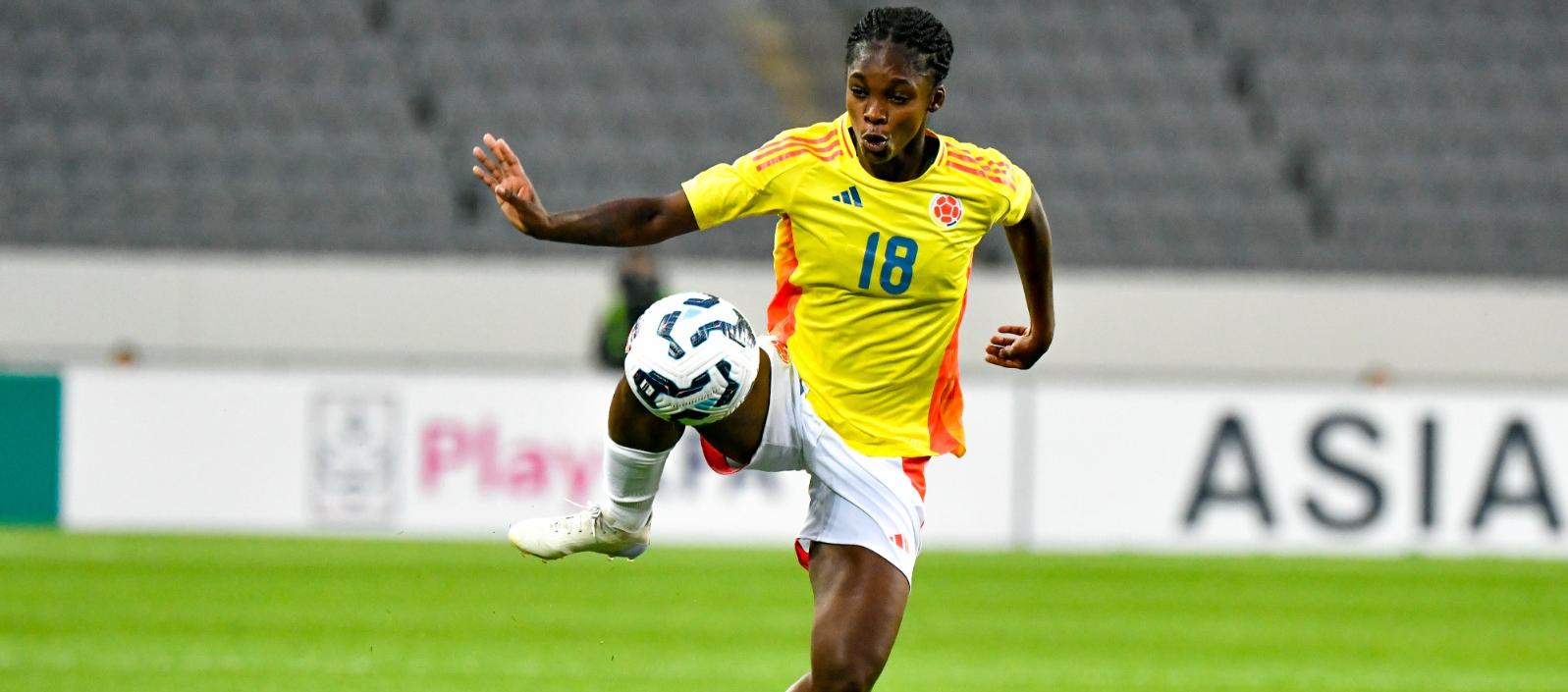 Linda Caicedo, delantera de la Selección Colombia femenina. 
