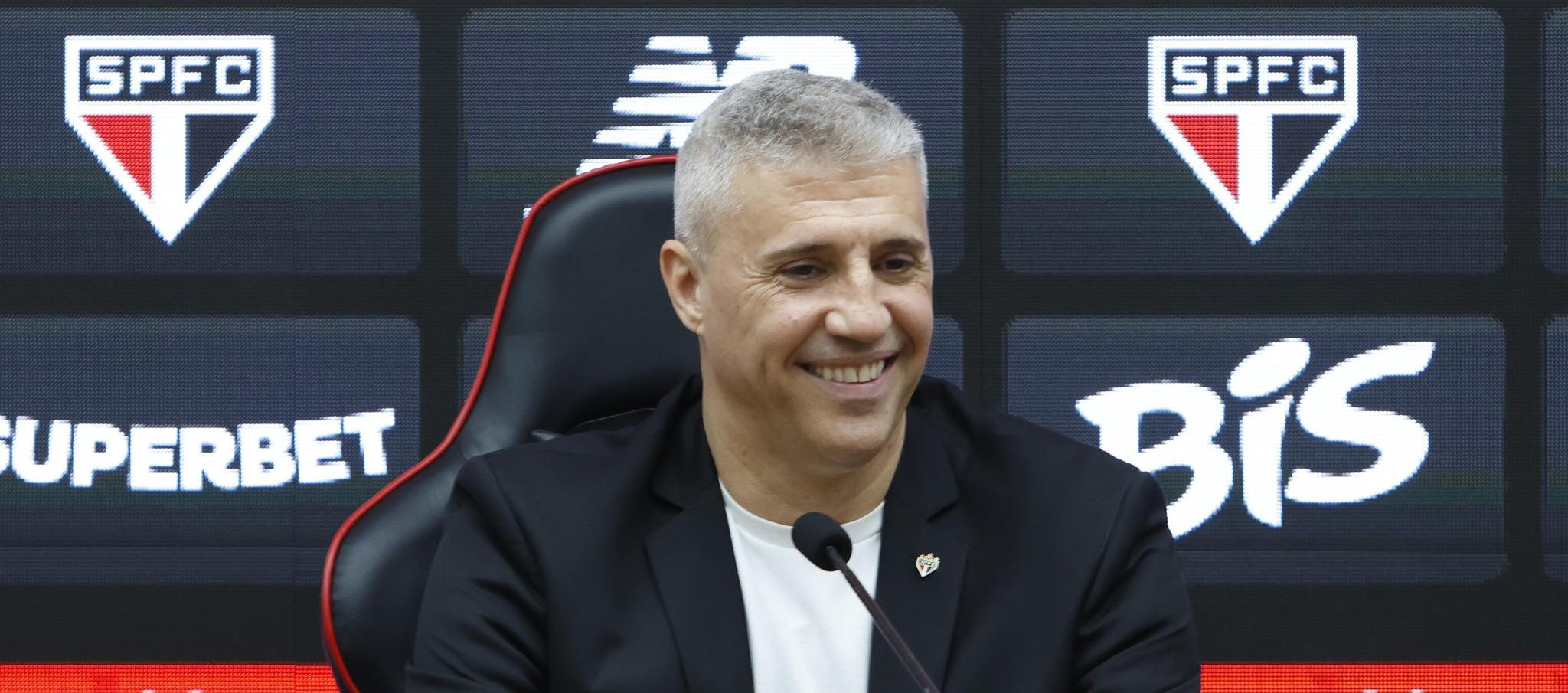 El argentino Hernán Crespo dirigió al Sao Paulo en 2021. 