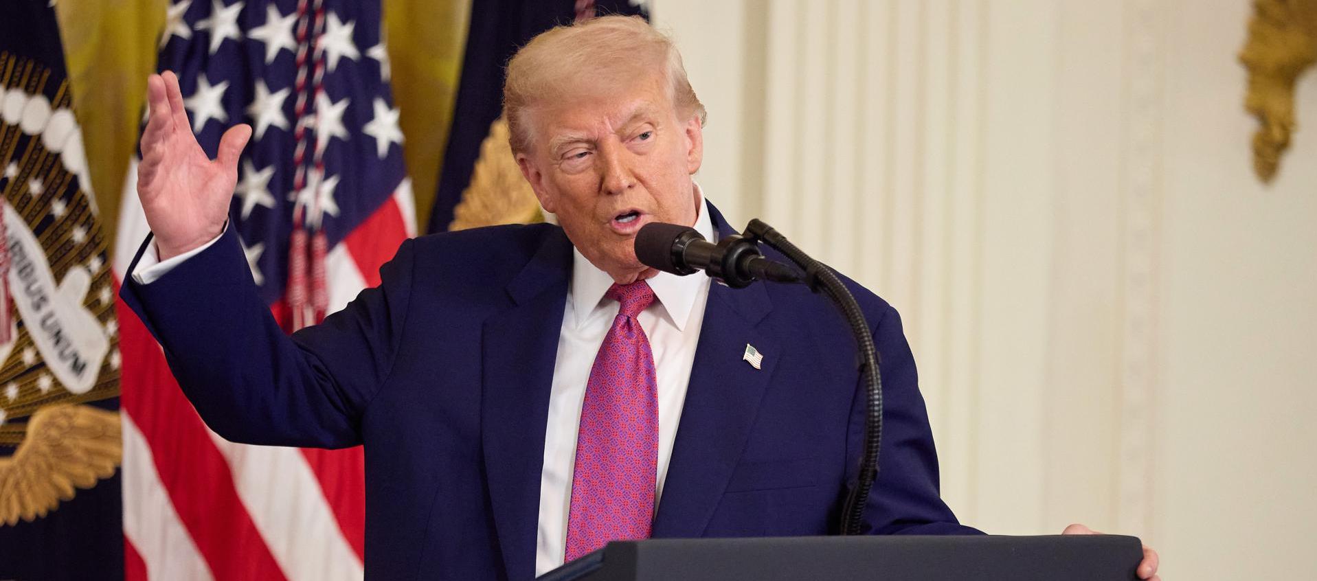 Donald Trump, Presidente de Estados Unidos.