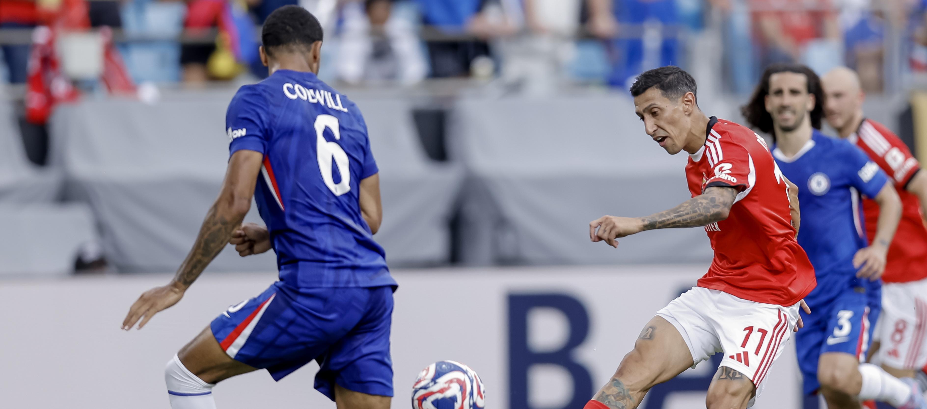 Ángel Di María en el partido de octavos de final coontra el Chelsea. 