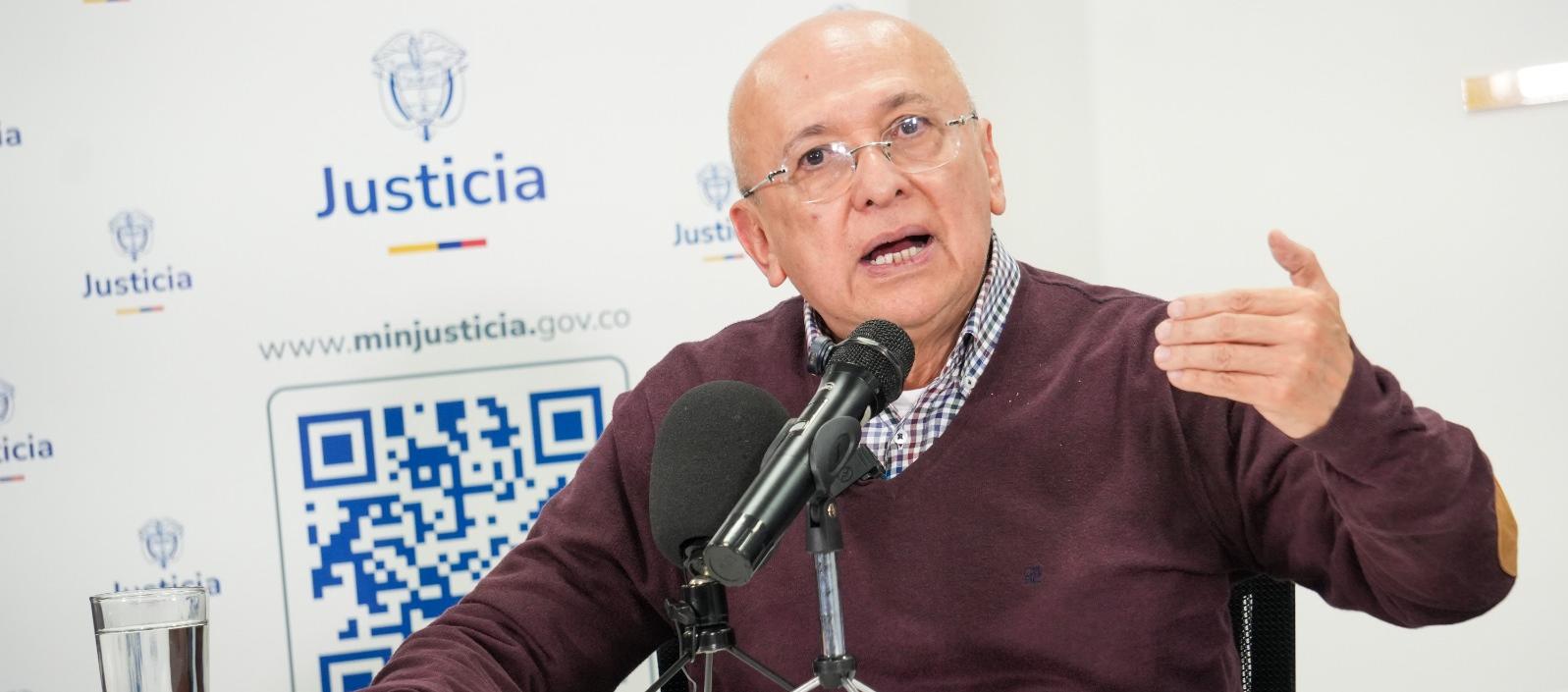 Eduardo Montealegre, ministro de Justicia.