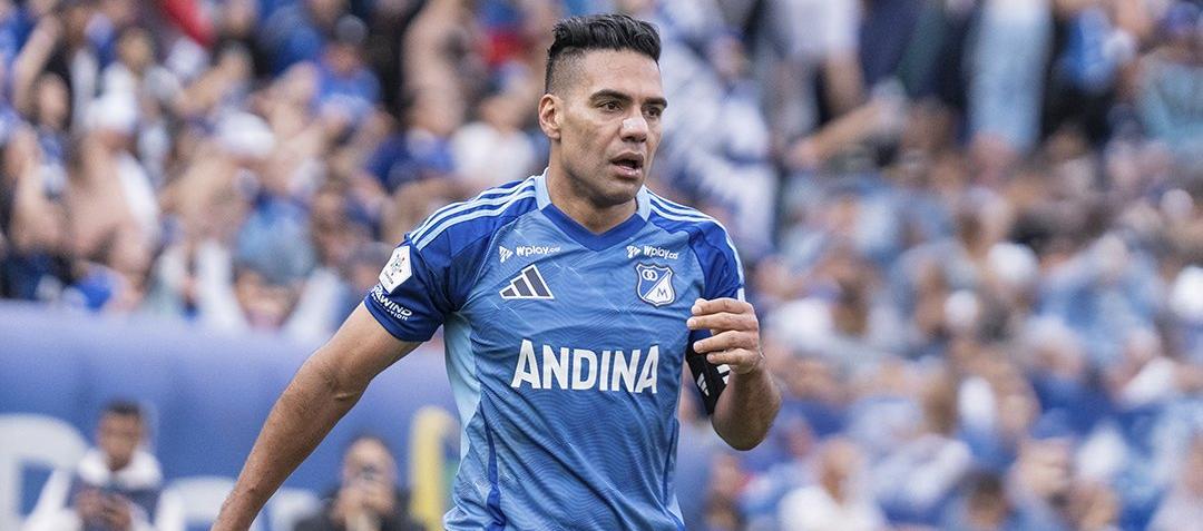 Radamel Falcao García, delantero de Millonarios. 