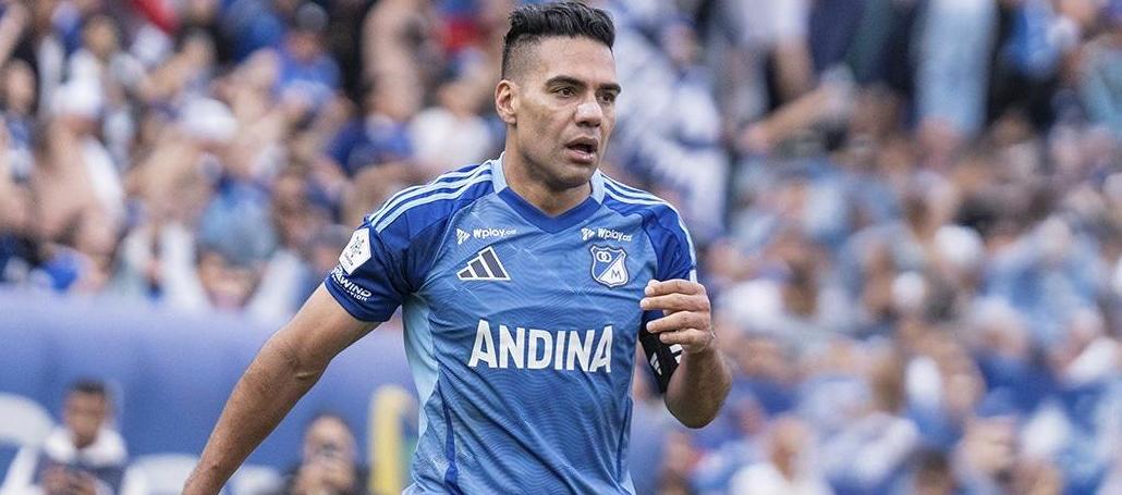 Radamel Falcao García, delantero de Millonarios. 