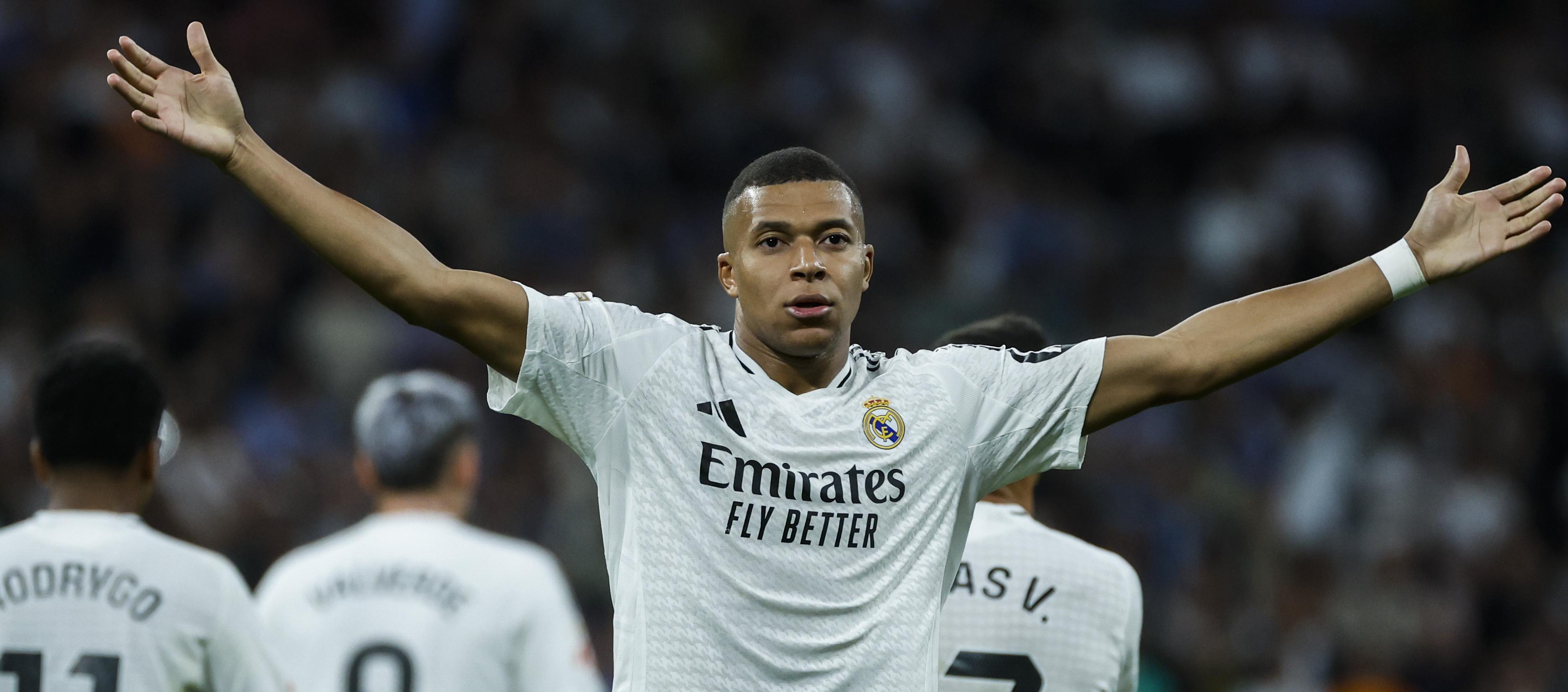 El francés Kylian Mbappé, delantero del Real Madrid.