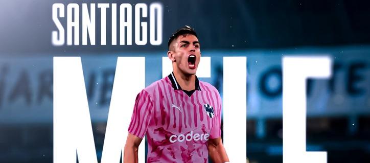 Así anunció Monterrey en sus redes sociales la contratación de Santiago Mele.